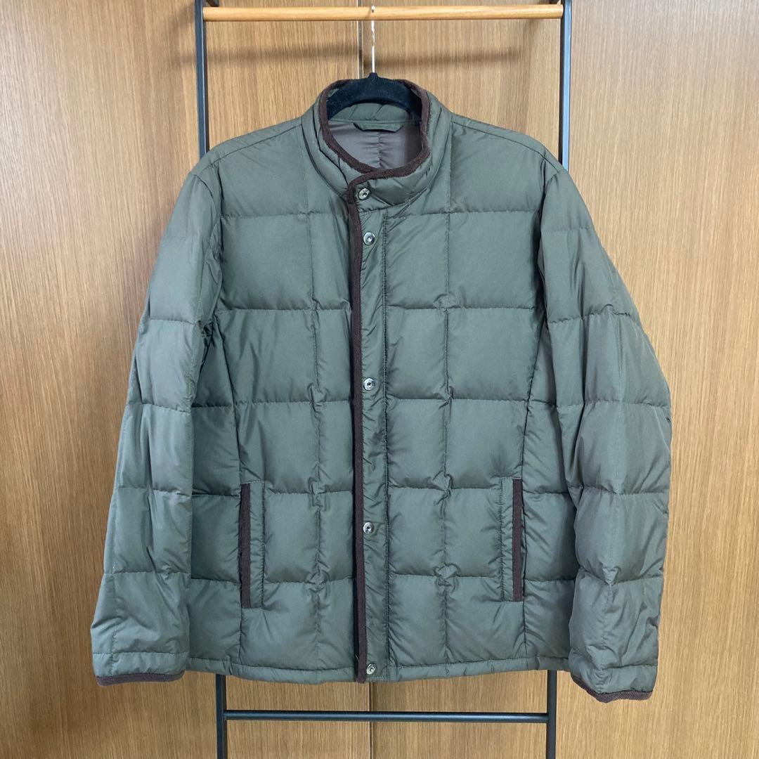 FIRST DOWM ダウンジャケット（カーキ）M