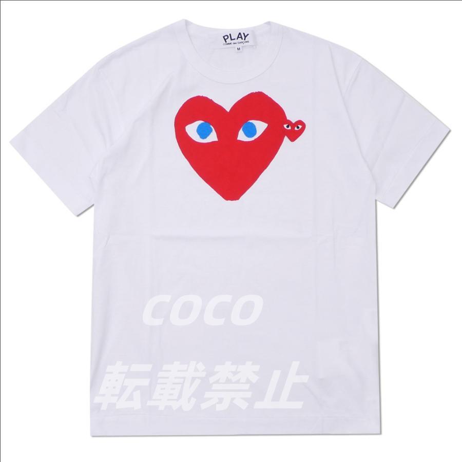 PLAY COMME des GARÇONS 半袖Tシャツ 赤いハート