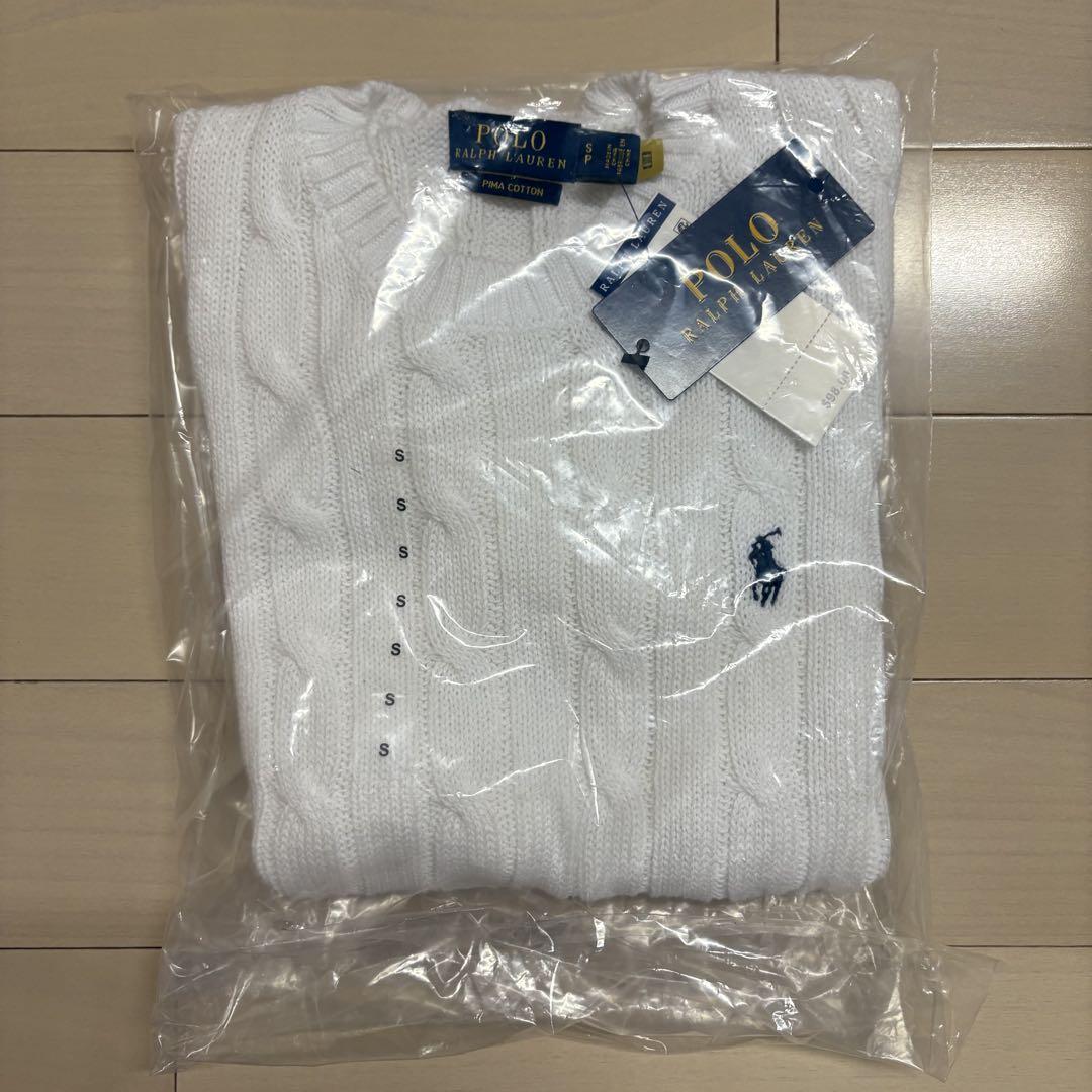 Polo Ralph Lauren ポロ ニット ホワイト半袖