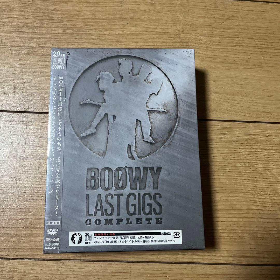 邦楽 BOOWY LAST GIGS COMPLETE DVD