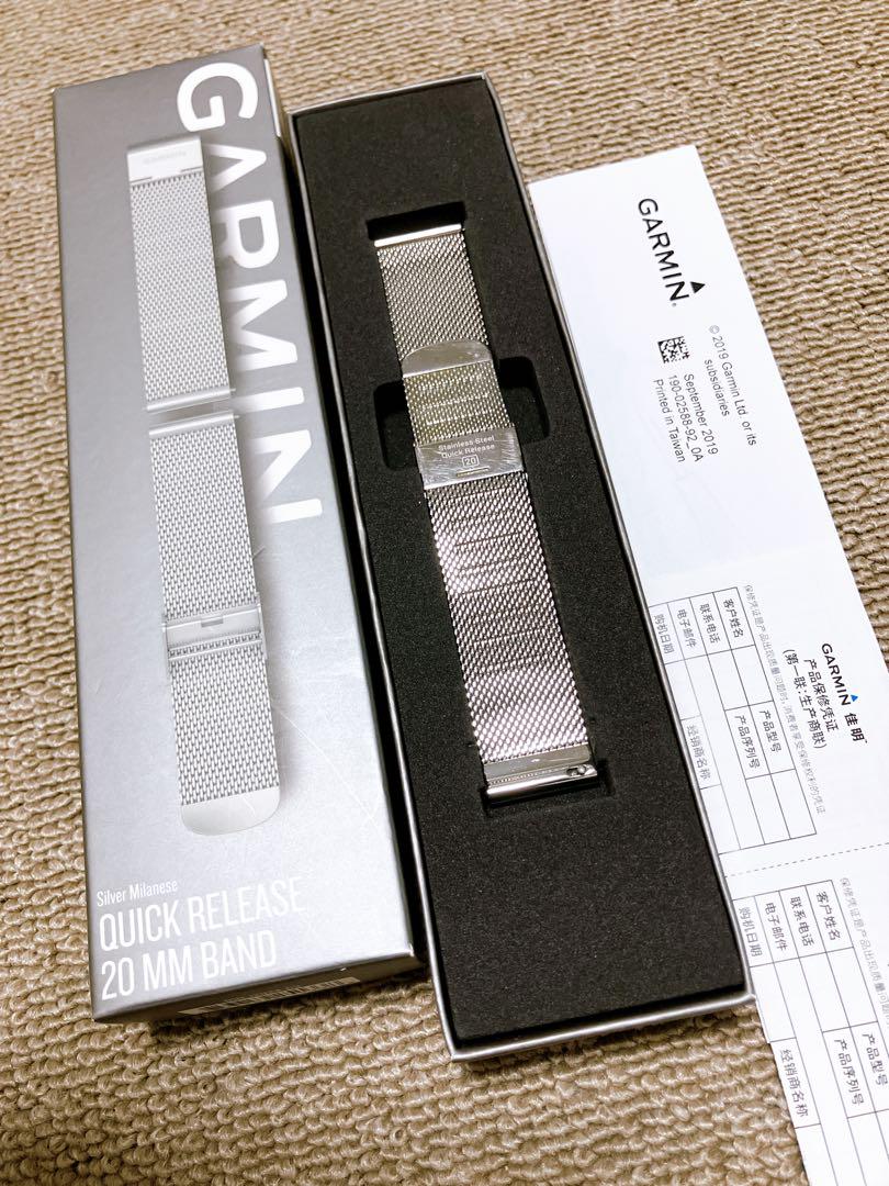 大型セールや時期 GARMIN 純正 ガーミン スマート 20mmバンド クイックリリース 時計