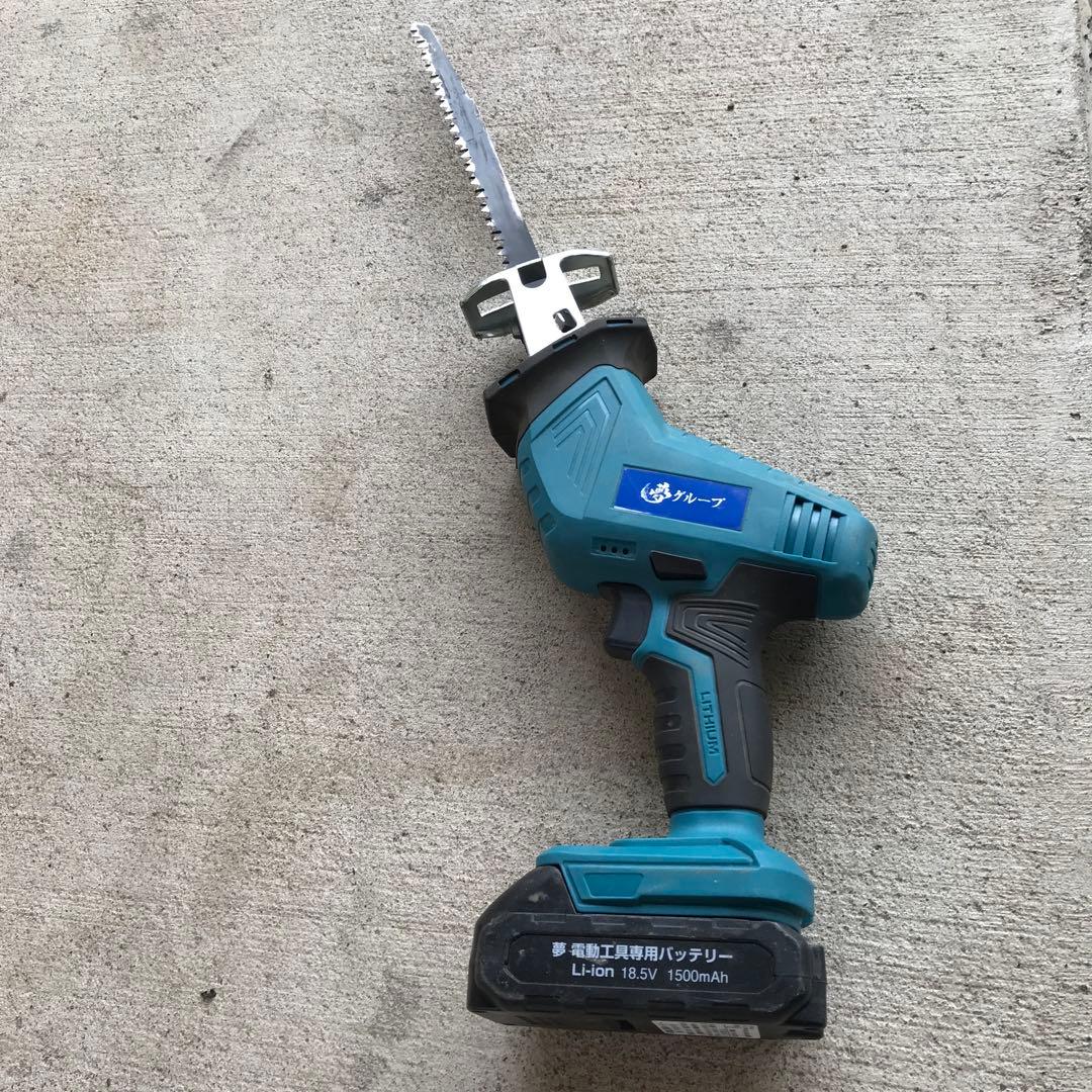 夢 ハンディチェーンソー- 電動のこぎり傷や汚れあり HRDEVELOPMENT_JP