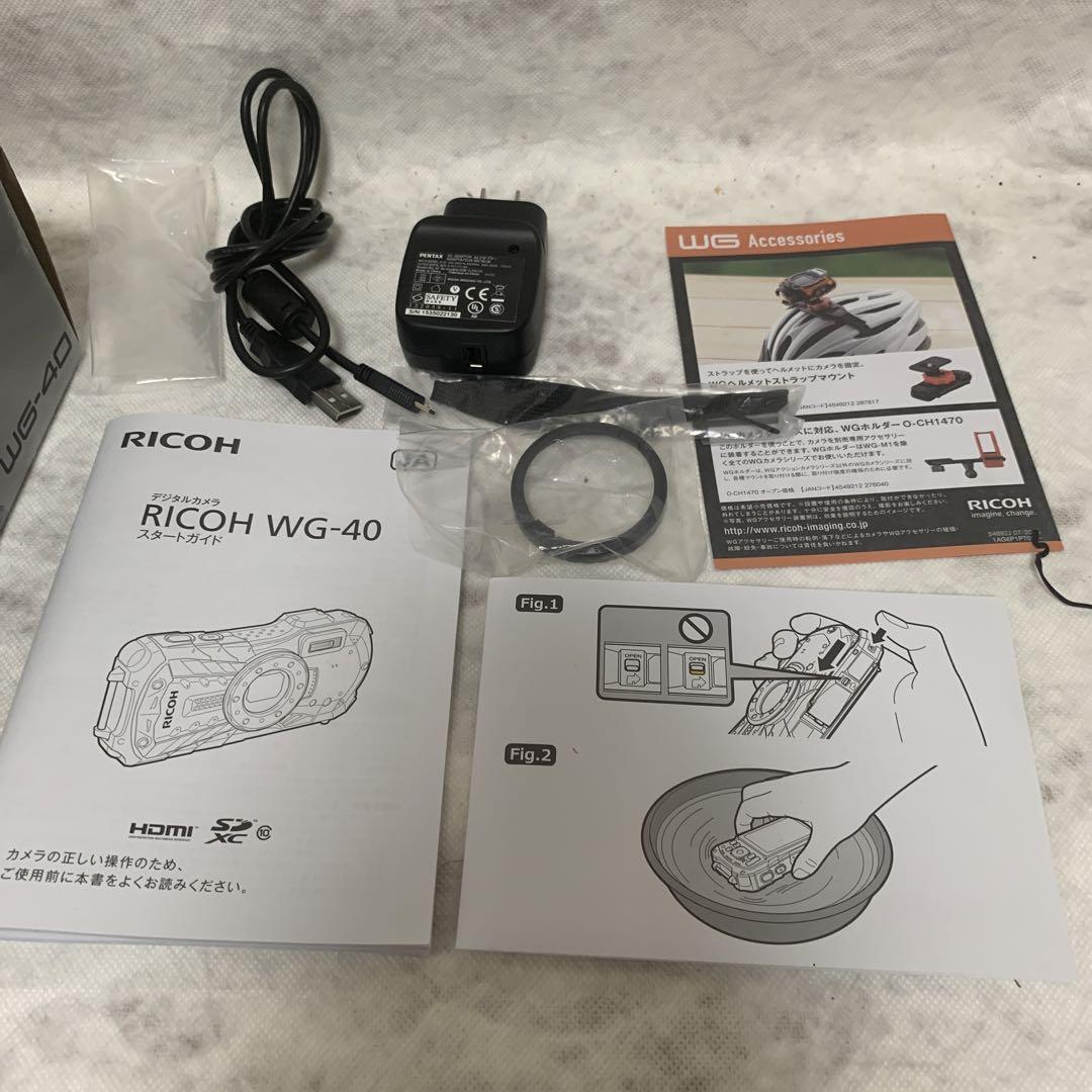 RICHO WG-40 デジカメ 美品