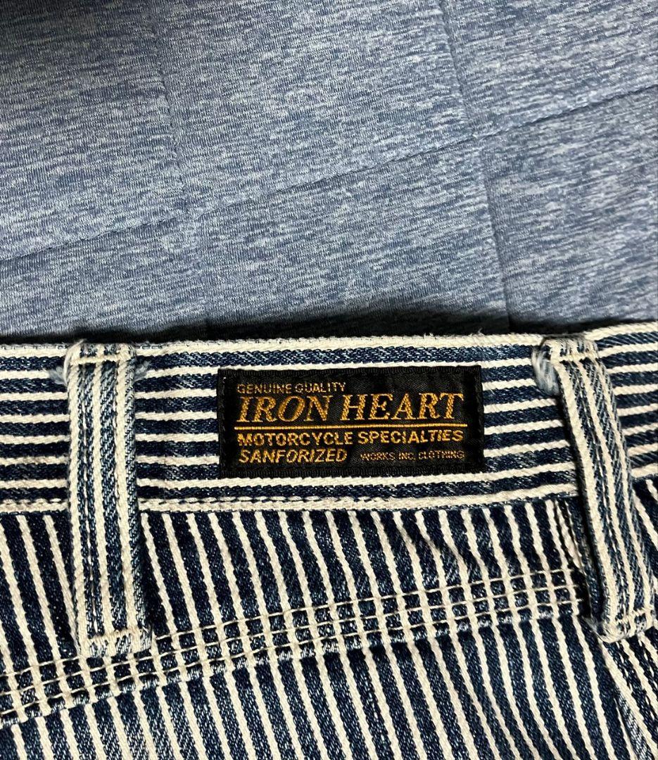 IRON HEART 17ozヘビーヒッコリー エンジニアペインターパンツW31