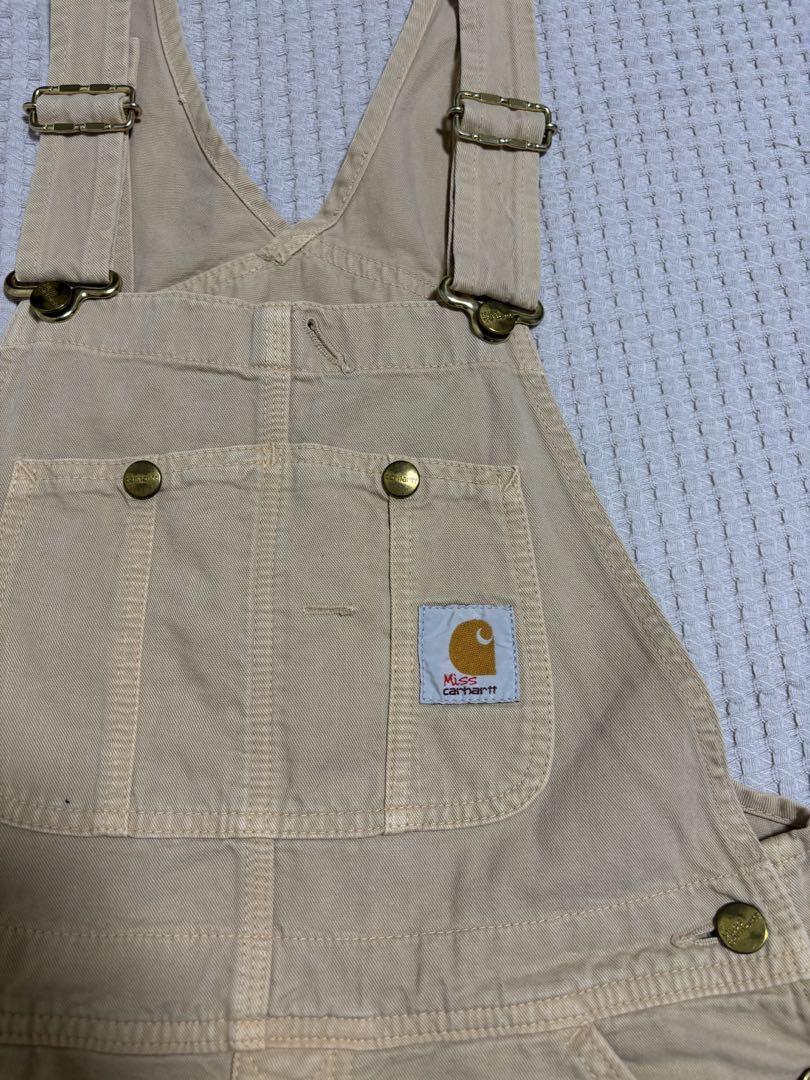 Carhartt ベージュ サロペットオーバーオール