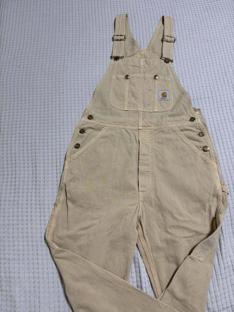 Carhartt ベージュ サロペットオーバーオール