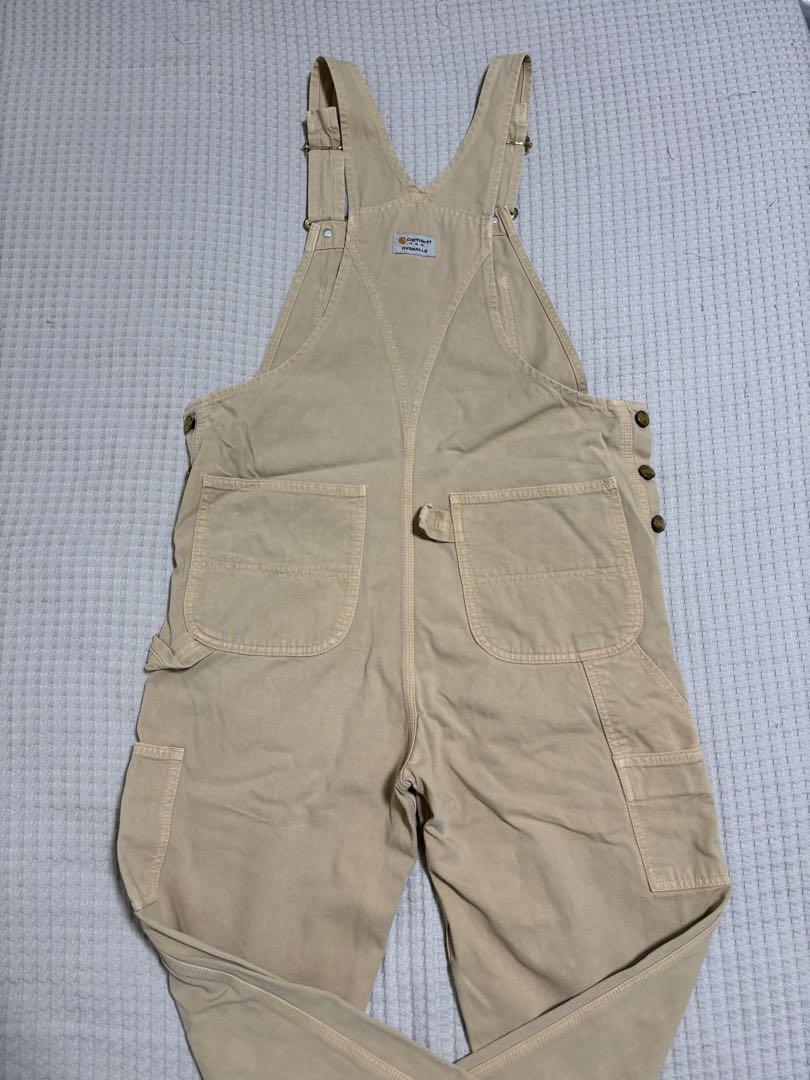 Carhartt ベージュ サロペットオーバーオール