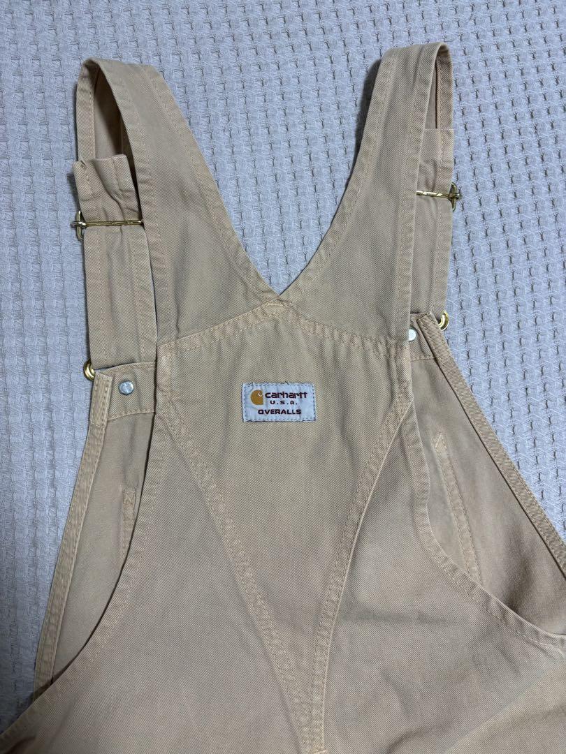 Carhartt ベージュ サロペットオーバーオール