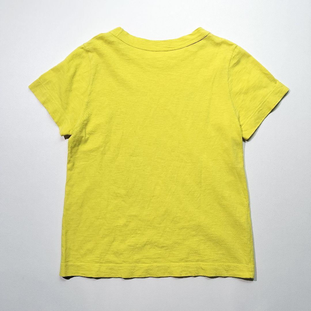2枚セット✨️ 45R プリント Tシャツ コットン カットソー 半袖 黄 茶