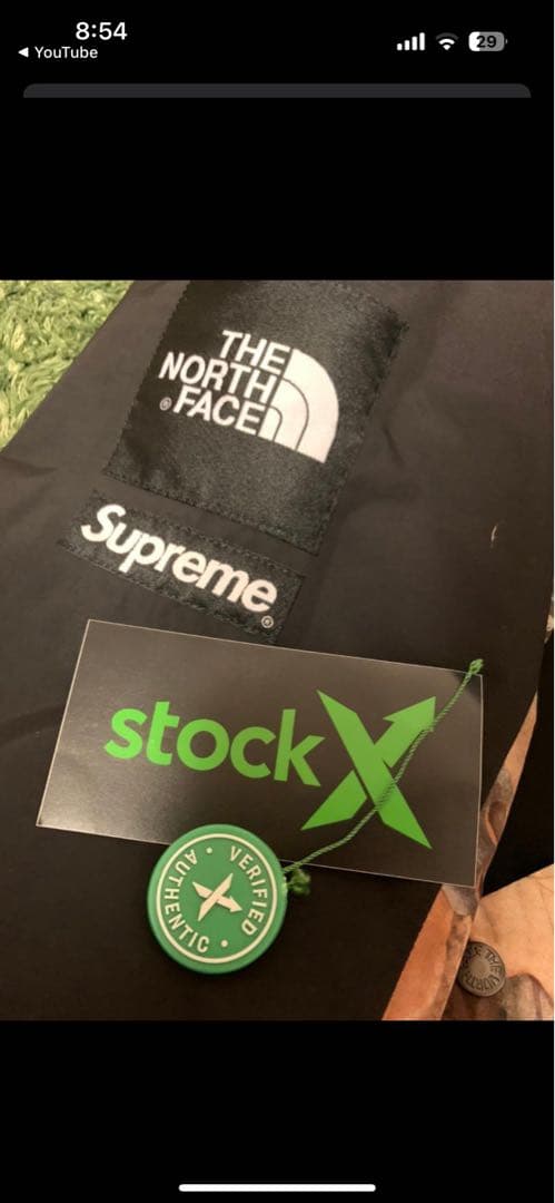 The North Face x Supreme マウンテンパーカー XL 枯葉