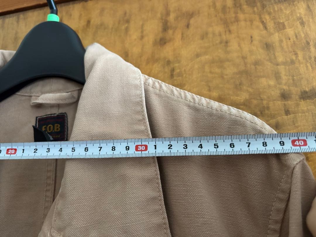 F.O.B. カバーオール ベージュ Lサイズ