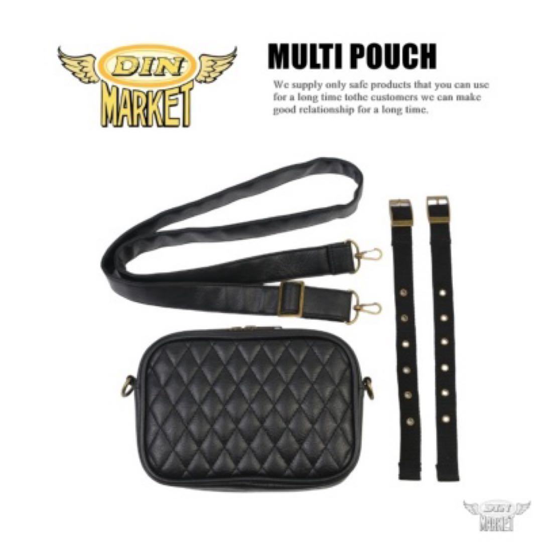 DIN MARKET MULTI POUCH マルチポーチ ショルダーバッグ