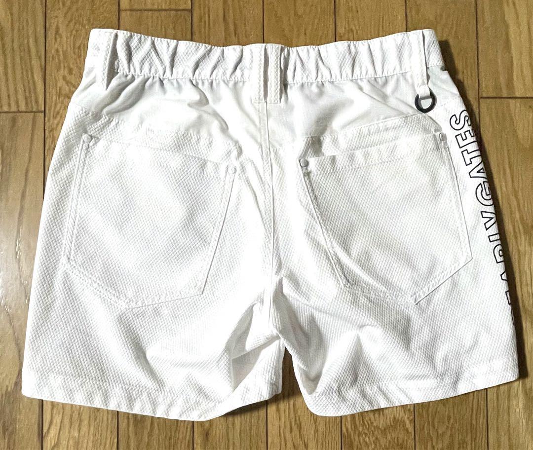 パーリーゲイツ ショートパンツ レディース 白 ホワイト 涼感 サイズ1 M パーリーゲイツ ショートパンツ レディース 白 ホワイト 涼感