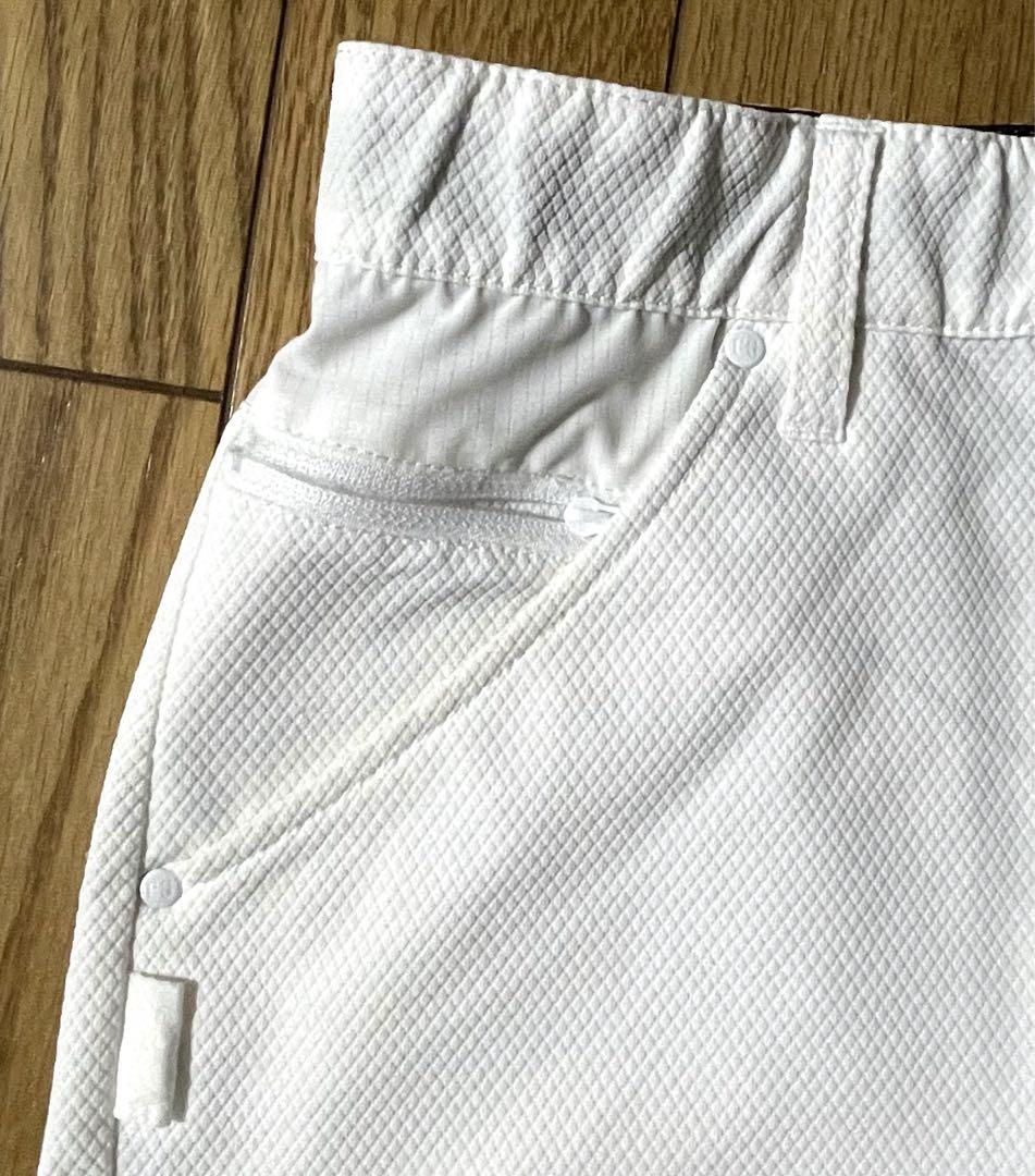 パーリーゲイツ ショートパンツ レディース 白 ホワイト 涼感 サイズ1 M パーリーゲイツ ショートパンツ レディース 白 ホワイト 涼感