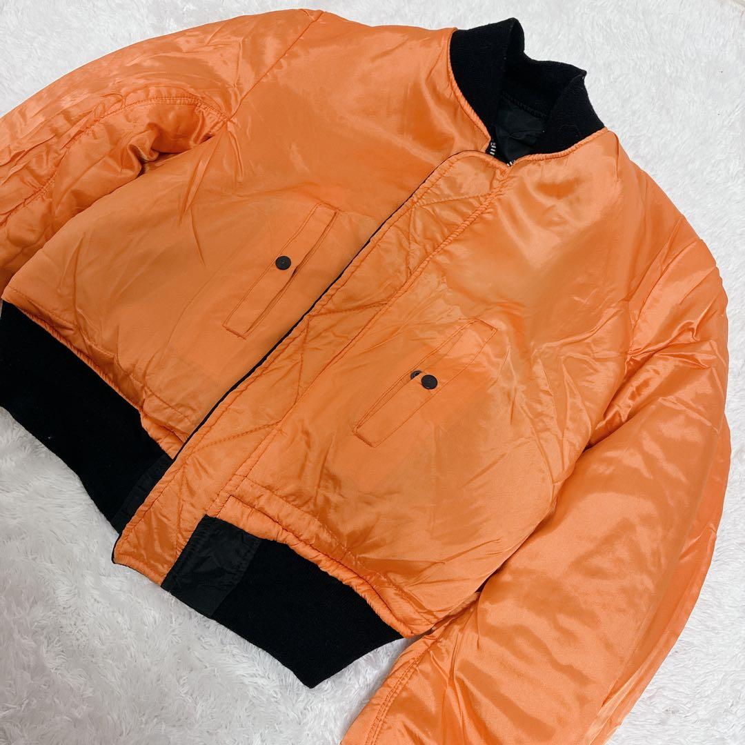 90s USA製 AVIREX コマーシャルロゴ MA-1フライトジャケット短丈 mdprevattcaulkingandwaterproofing.com