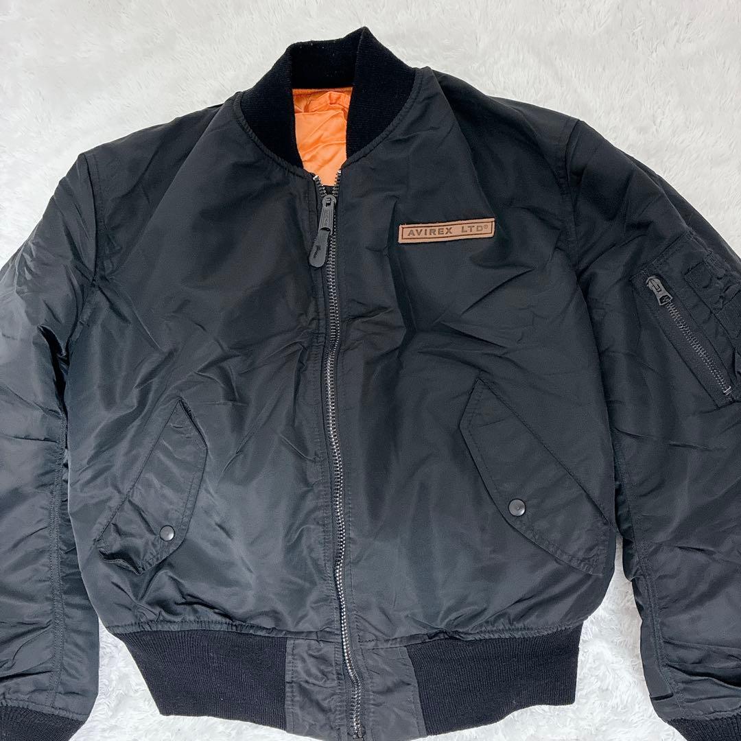 90s USA製 AVIREX コマーシャルロゴ MA-1フライトジャケット短丈 mdprevattcaulkingandwaterproofing.com