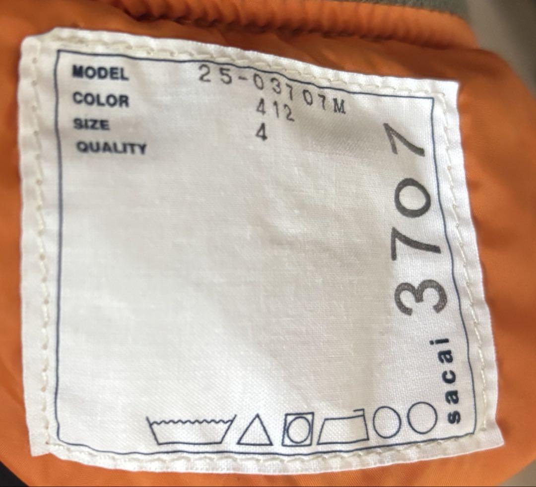 【新品】Levi's x sacai Denim Jacket サイズ4【完売】