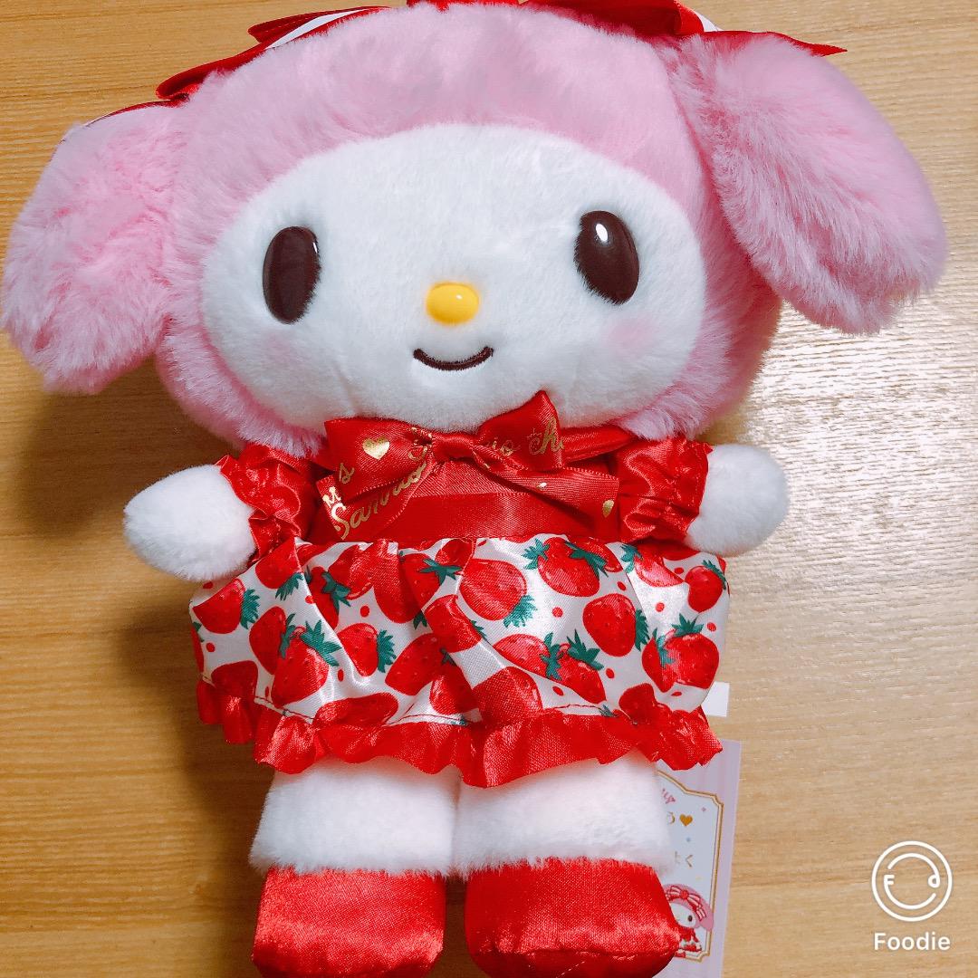 マイメロディ　ぬいぐるみ（いちご新聞50周年）　サンリオ