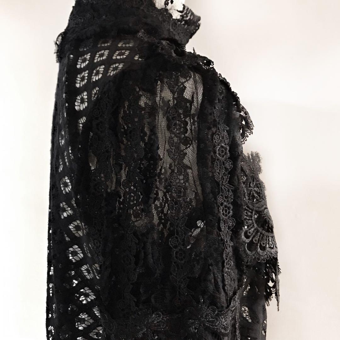 美品 ANNA SUI アナスイ 総レース ブラウス 黒 USA製 L - メルカリ