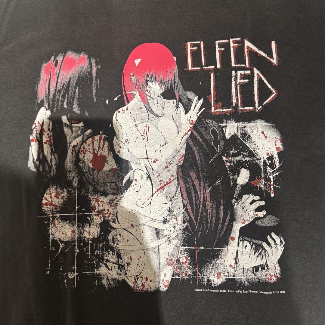 エルフェンリート Tシャツ ELFEN LIED アニメ グロ 岡本倫