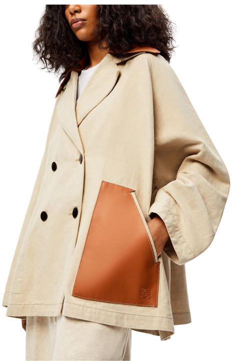 LOEWE トラペーズピーコート