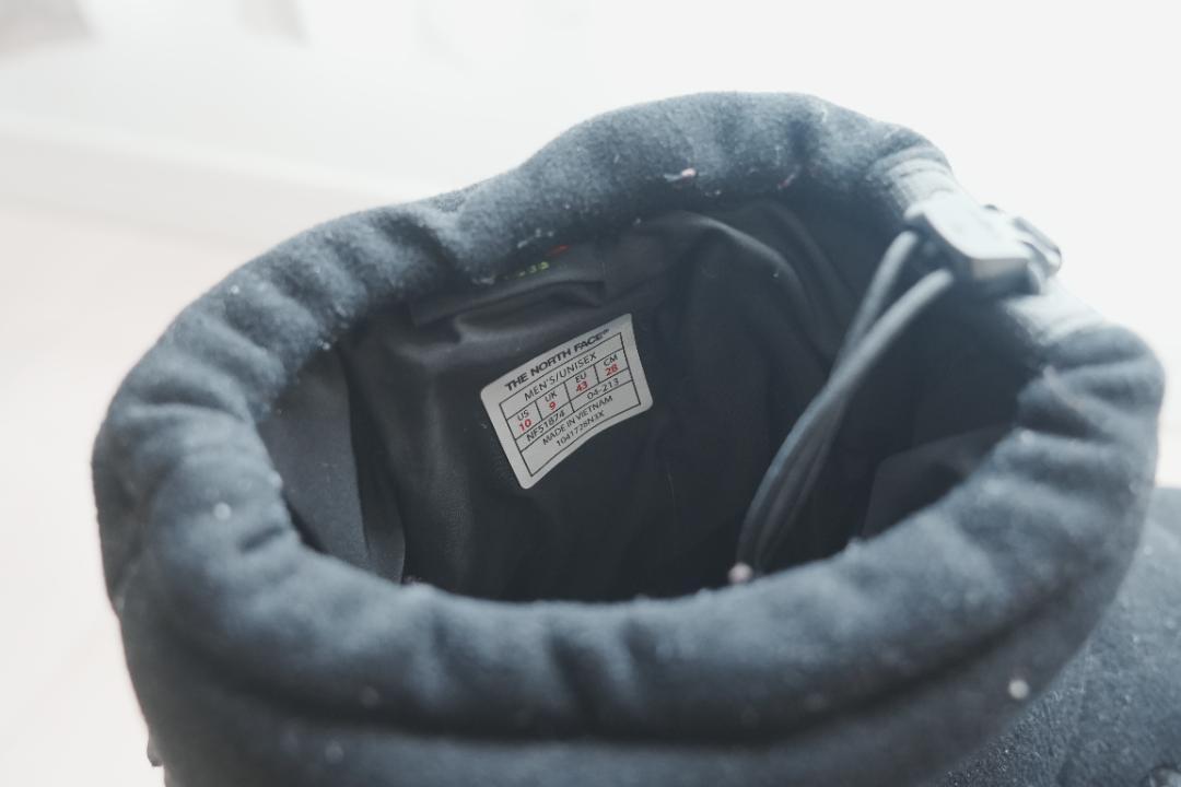 【THE NORTH FACE】ヌプシブーティ ウォータープルーフ 黒 28