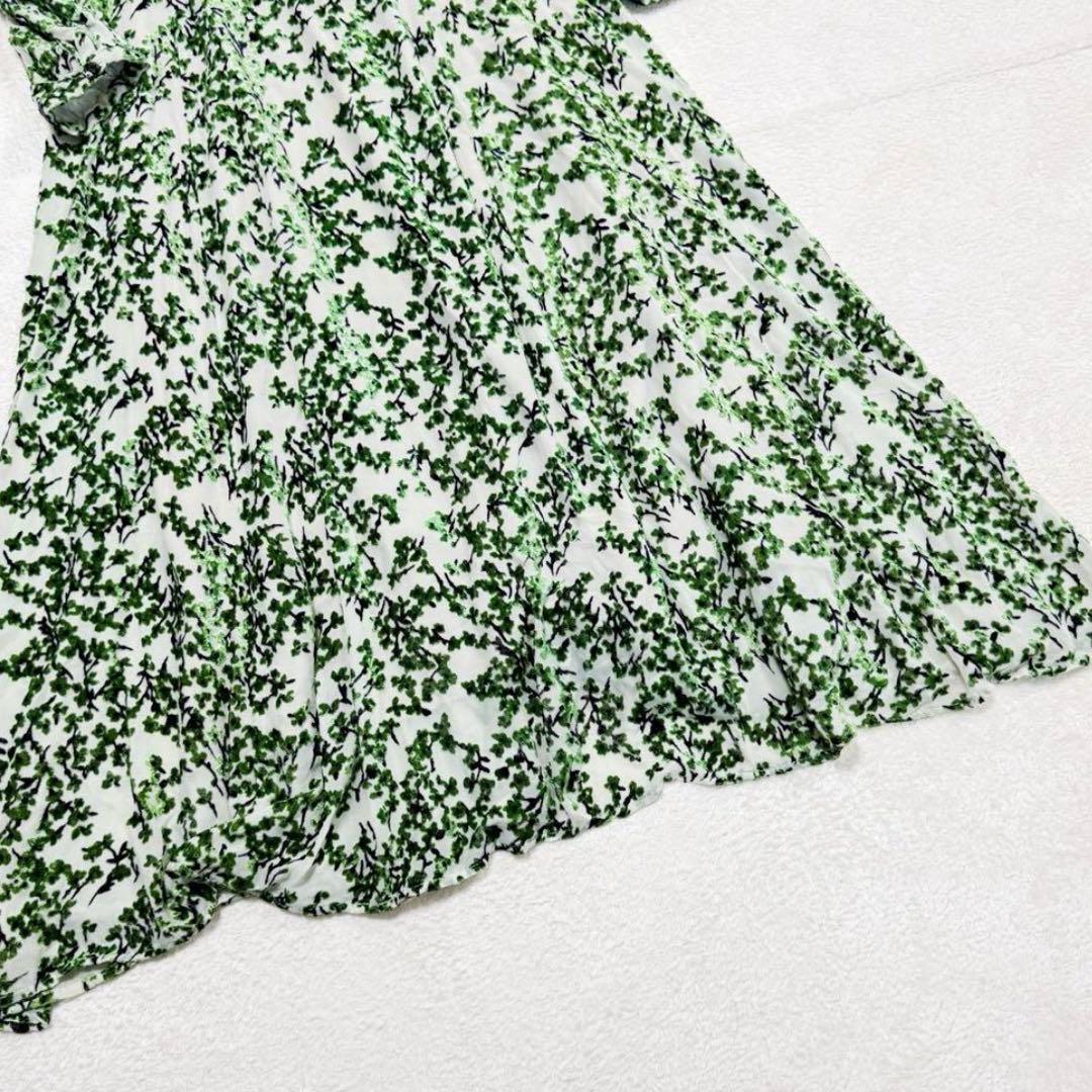 【限定価格】美品 クラネ フローレット オパール ワンピース グリーン 2サイズ