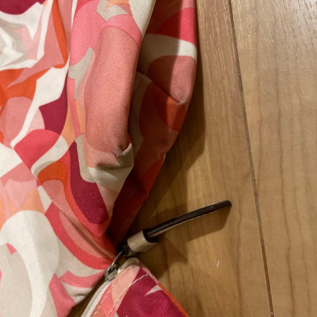 美品 COACH コーチ C1093 FIELD TOTE フィールド トートバッグ ピンク レディース COACH コーチ 11351 シグネチャーロゴ 総柄 トート バッグ ピンク系