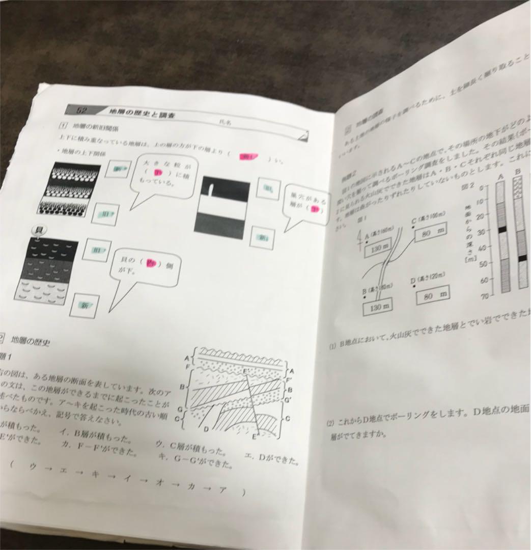 馬渕教室 中学受験コース 5年生 理科 テキストのプリント