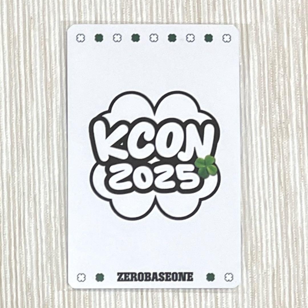 ジャンハオ　トレカ　KCON 韓国　ポップアップ　ZB1 ジャンハオ KCON 2025 会場 ZB1 ラントレ トレカ 5枚セット B