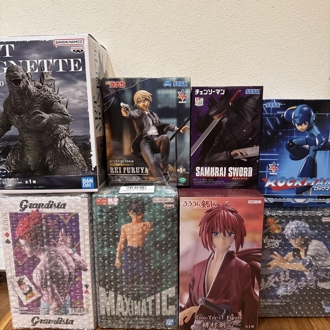 人気フィギュア　まとめ売り　ゴジラ　コナン　るろ剣　HUNTER×HUNTER