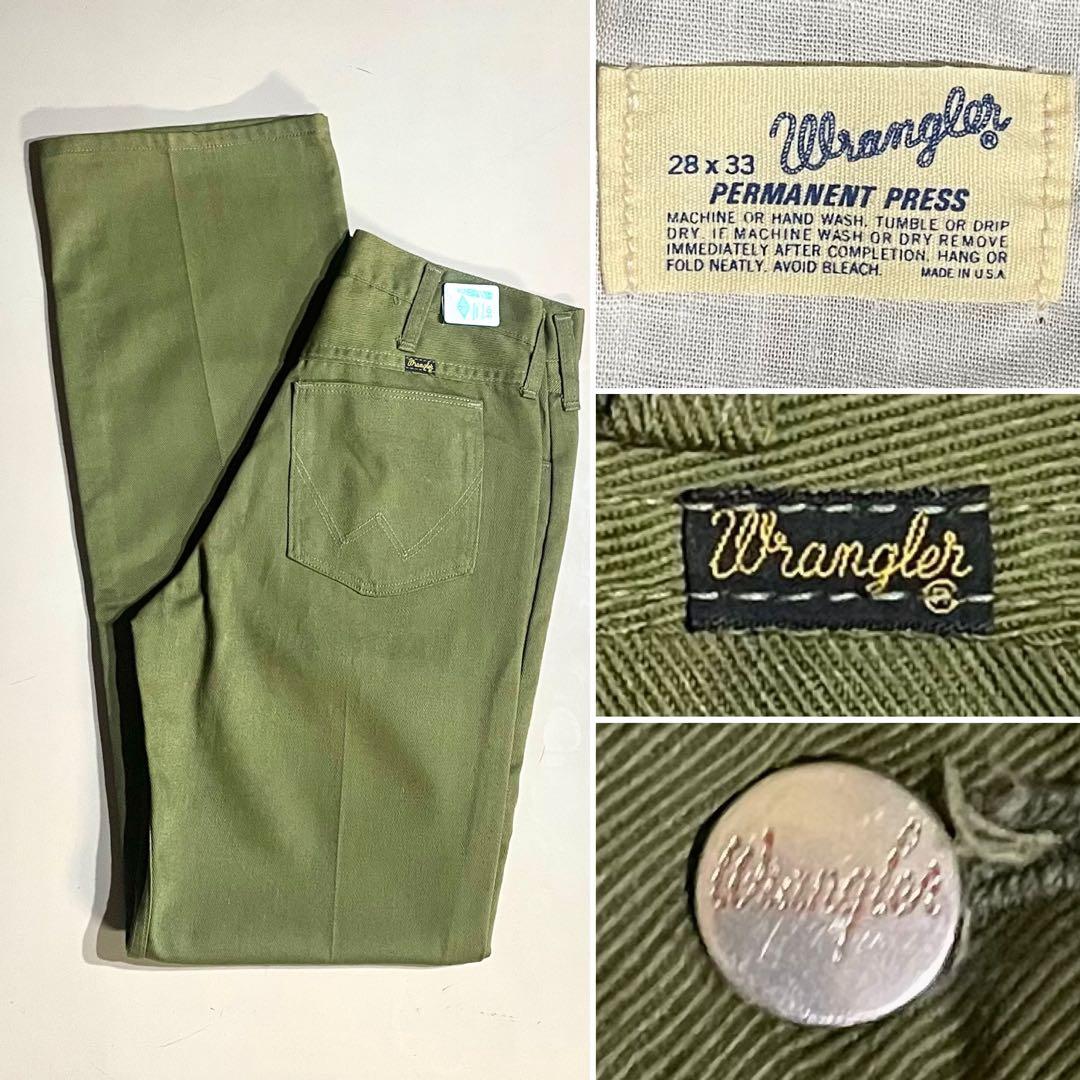 1970s Wrangler Twill Pants Size W28