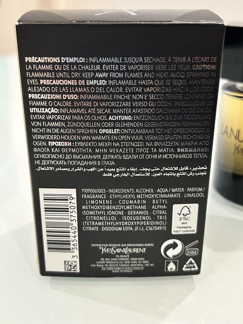 Yves Saint Laurent LA NUIT DE L'HOMME値下中