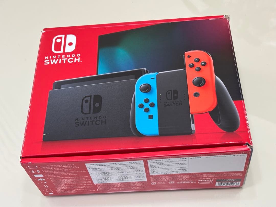 Nintendo Switch 本体 青/赤 Joy-Con付き 新品同様 - メルカリ