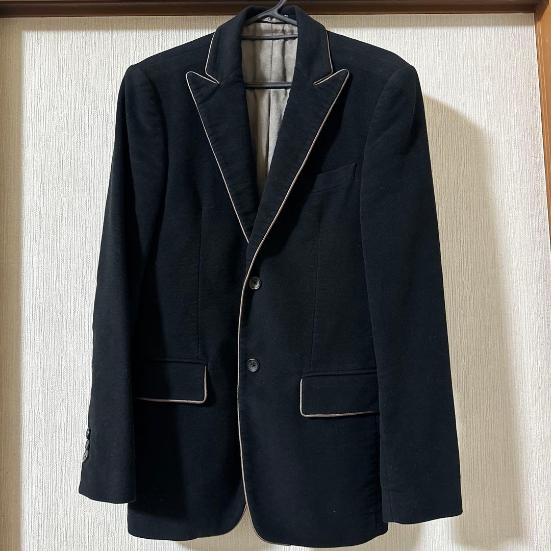 イタリア製 MARIO MATTEO タキシード パイピング ベルベット 本切羽S・MARIO MATTEO