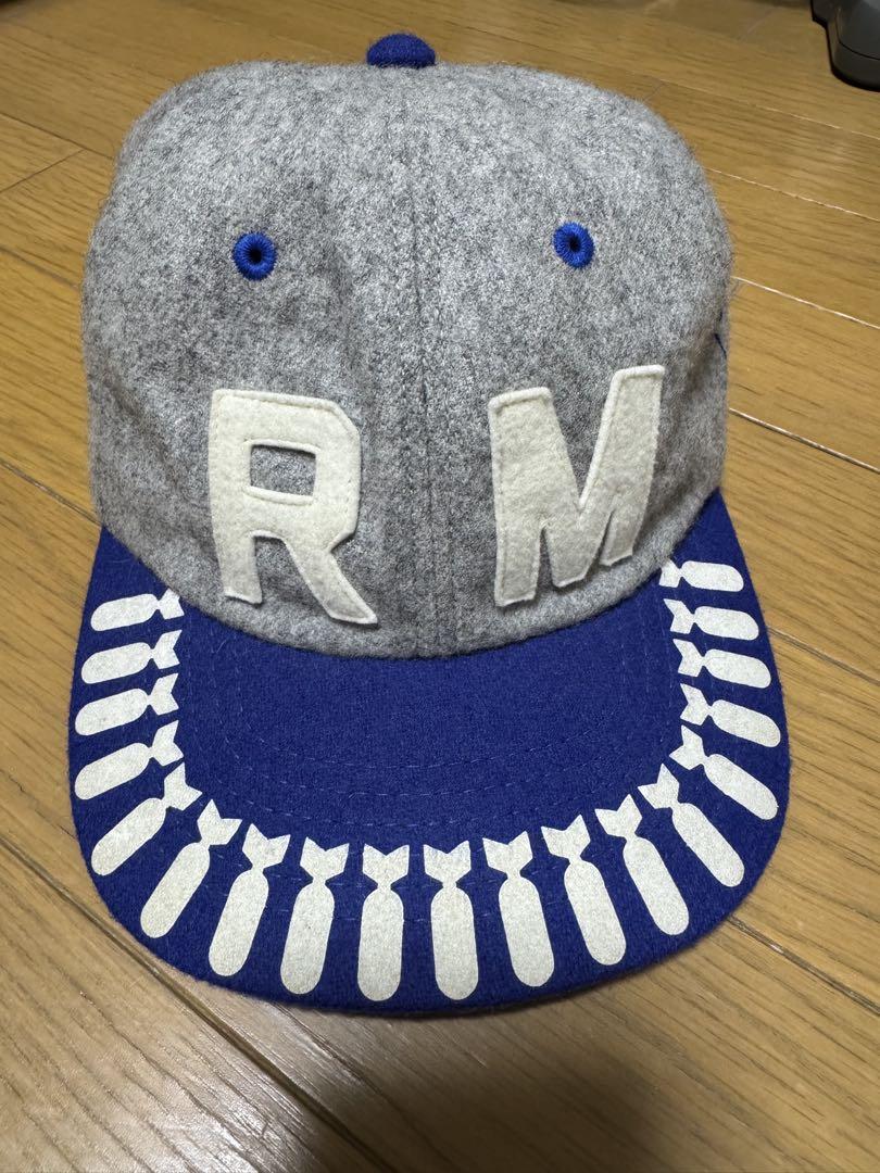 The REAL McCOY'S キャップ グレー ネイビー The REAL McCOY'S ウールキャップ グレー/ネイビー - メルカリ
