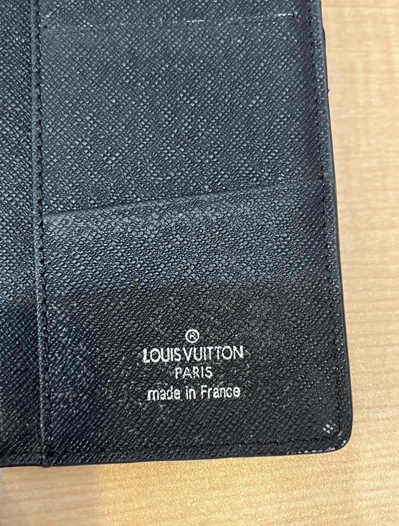 LOUIS VUITTON ルイヴィトン　ダミエ長財布　黒　 二つ折り財布