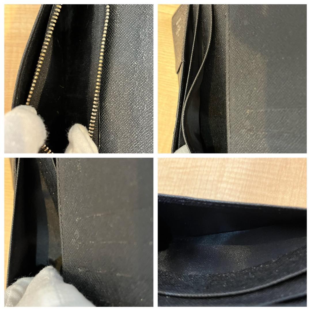 LOUIS VUITTON ルイヴィトン　ダミエ長財布　黒　 二つ折り財布