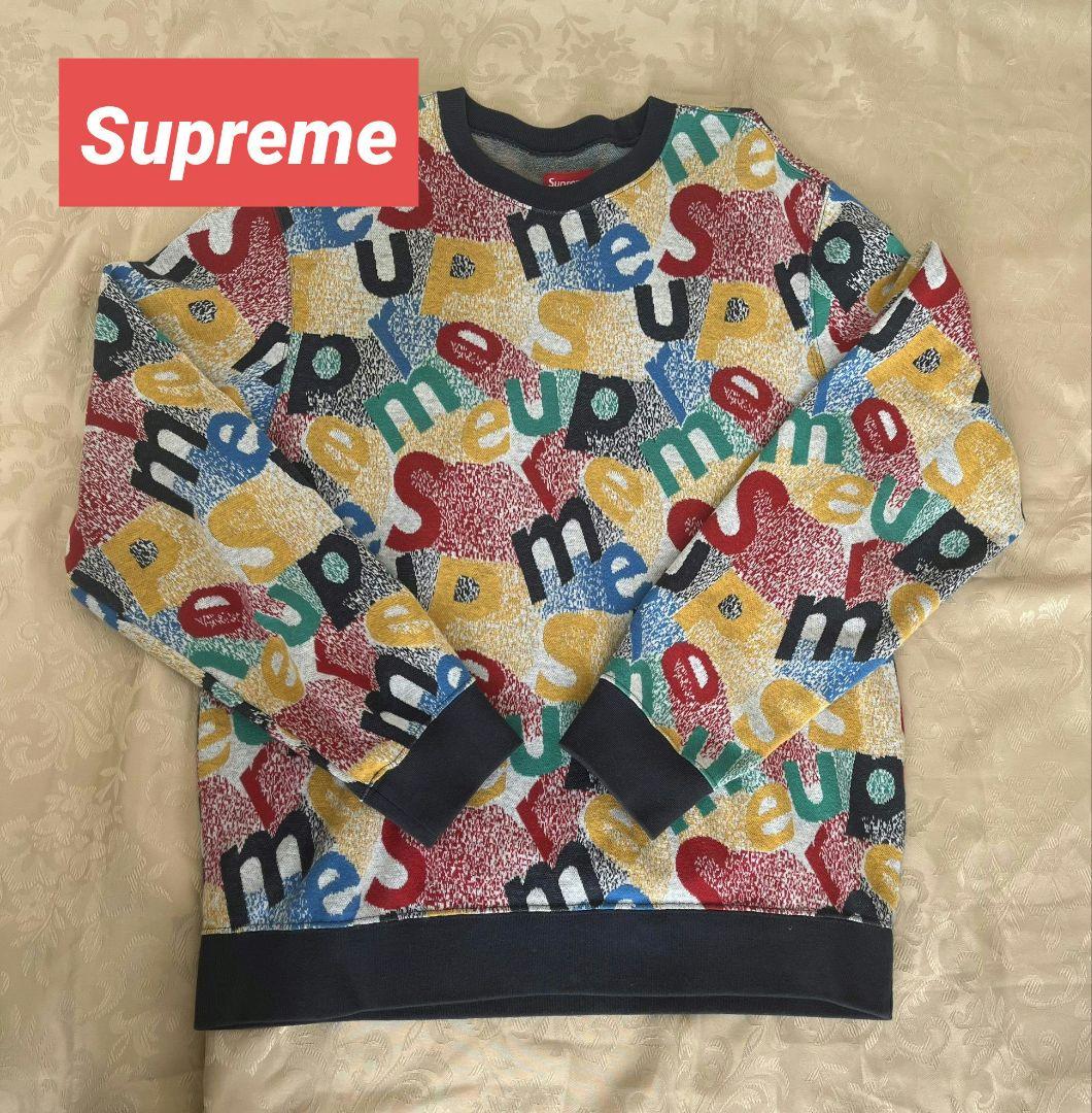 ご専用です】Supreme Scatter Text Crewneck ご専用です】Supreme Scatter Text Crewneck