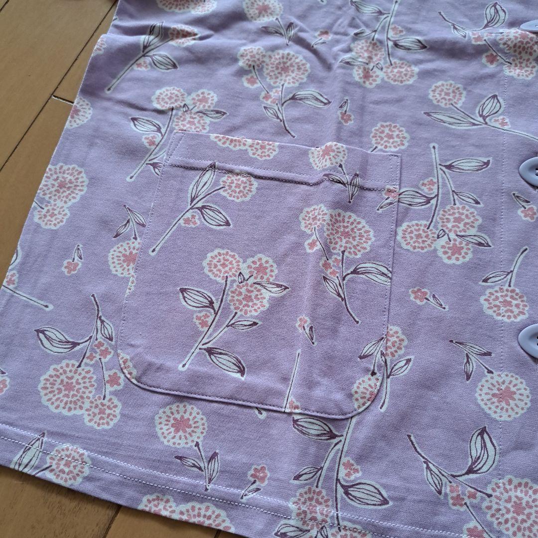 新品⭐Wacoal⭐ワコール⭐らくらくパートナー　半袖　5分丈　花柄　パジャマ 新品⭐Wacoal⭐ワコール⭐らくらくパートナー 半袖 5分丈 花柄