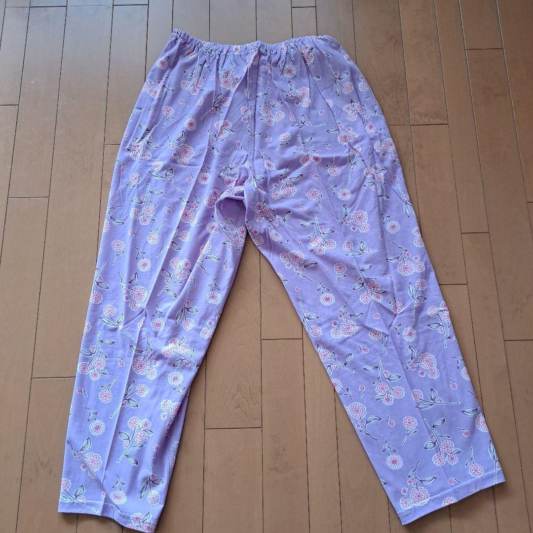 新品⭐Wacoal⭐ワコール⭐らくらくパートナー　半袖　5分丈　花柄　パジャマ 新品⭐Wacoal⭐ワコール⭐らくらくパートナー 半袖 5分丈 花柄