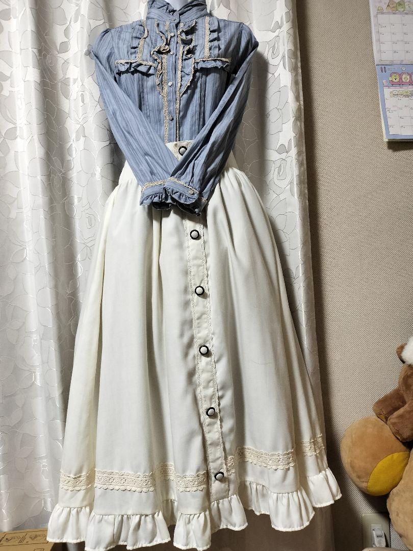 アクシーズファム　ブラウス　スカート　セット axes femme】美品/セーラー襟ブラウス・スカート セット - メルカリ
