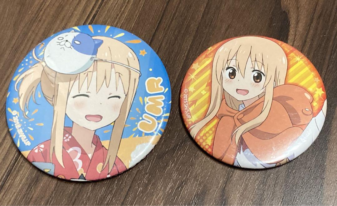 干物妹！うまるちゃん 缶バッジ 土間うまる 2種 - ピンズ