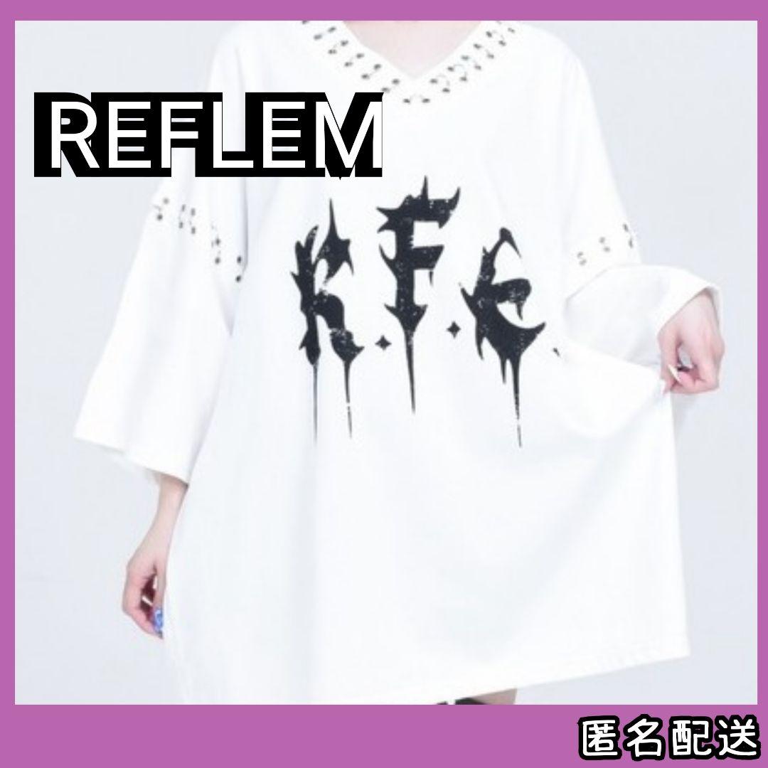 REFLEM ピアスリング朔望半袖Tシャツ REFLEM】リングピアス Tシャツ【レフレム】 レディース