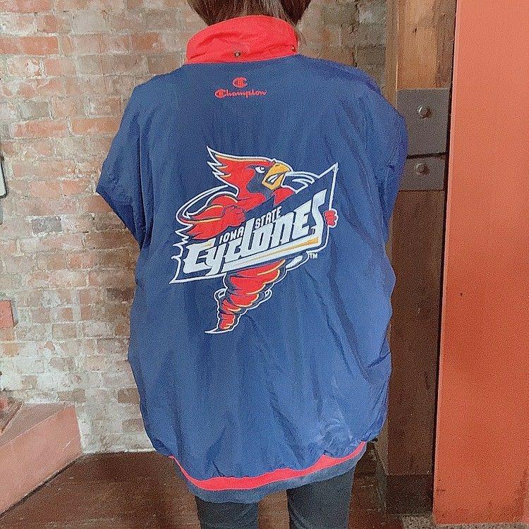 champion アイオワ大学サイクロンズ希少ナイロンジャケット厚XLカレッジ QTBIz-m32208442845 即納安い