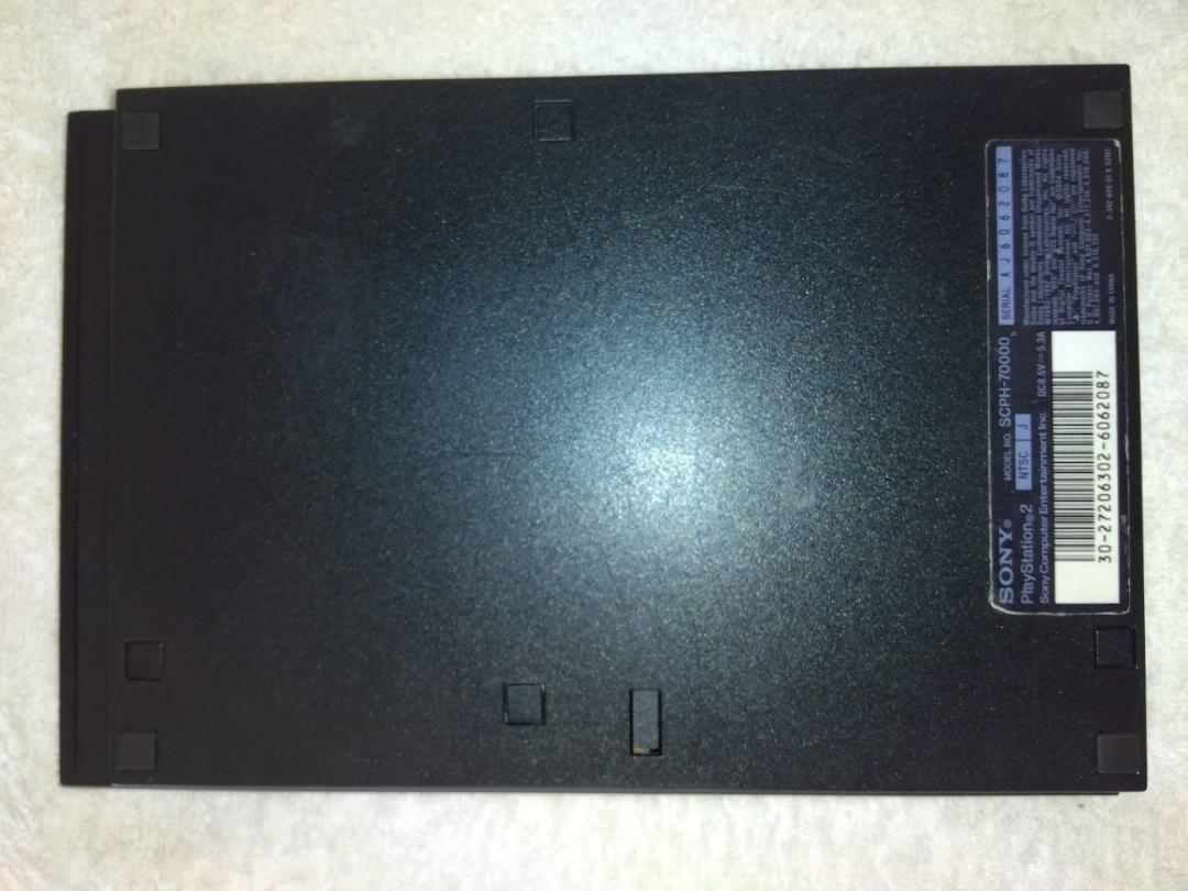 【分解清掃メンテ済】PS2 SCPH-70000 薄型 プレステ2 本体　※02