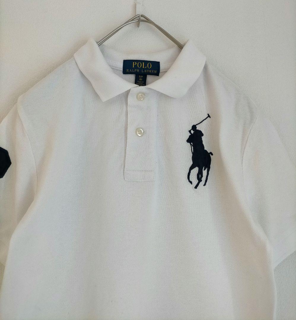 Polo Ralph Lauren ビッグポニー 白 ポロシャツ サイズ8 - メルカリ