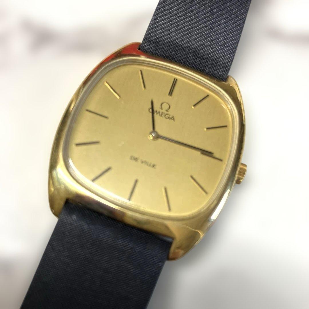 オメガ OMEGA デビル スクエア 手巻き メンズ