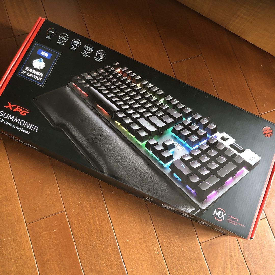 XPG ゲーミングキーボード 青軸 SUMMONER9B-BKCJP - メルカリ