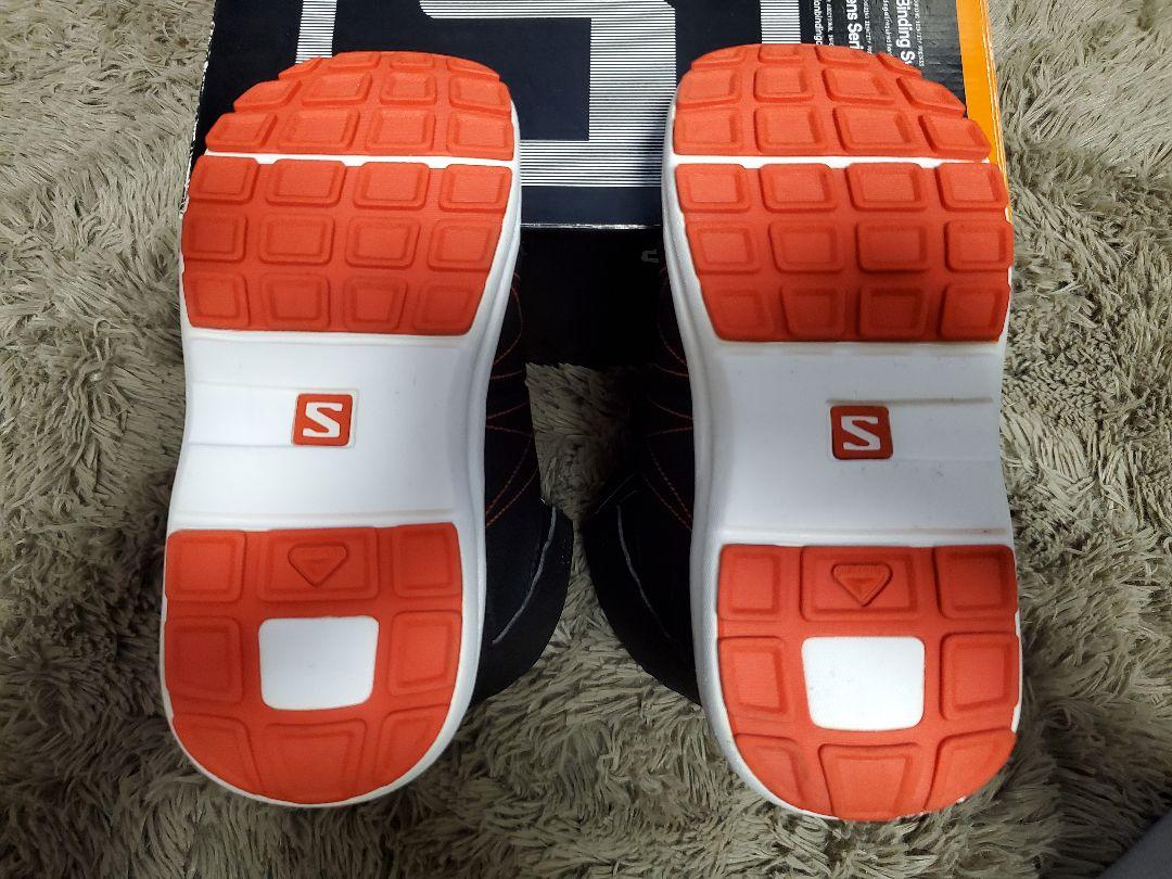 SALOMON スノーボード ブーツ 子ども用 黒/赤 送料込み